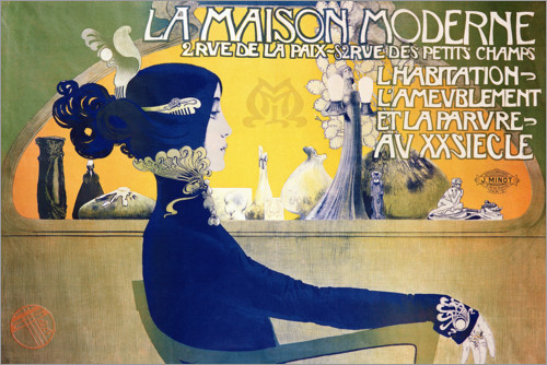 Poster La Maison Moderne, 1902