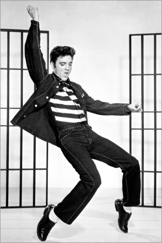 Poster Elvis Presley che balla II