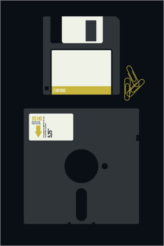 Poster Floppy Discs