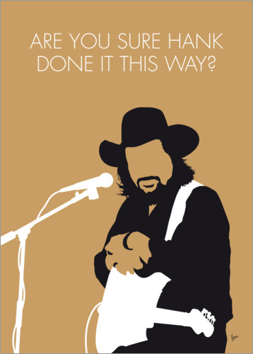 Poster Waylon Jennings - Are You Sure Hank Done It This Way?