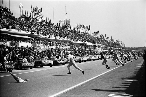 Poster Inizio della 24 Ore di Le Mans, 1963