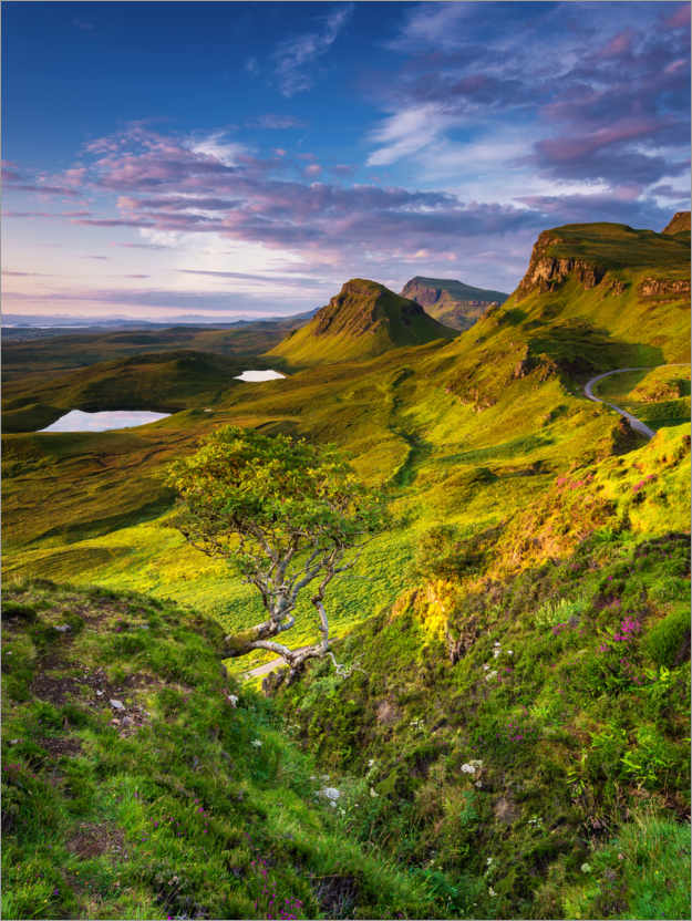 Poster Isola di Skye in Scozia