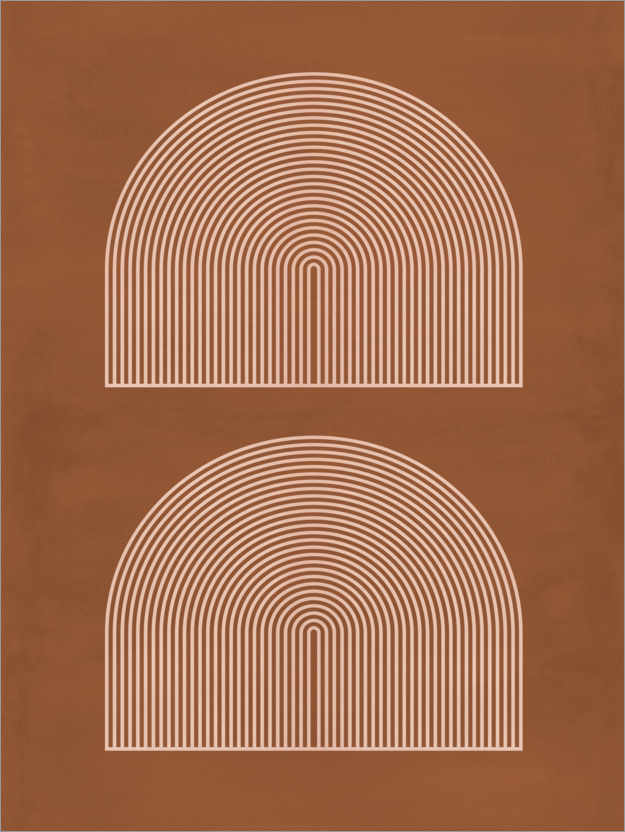 Poster Archi in terracotta