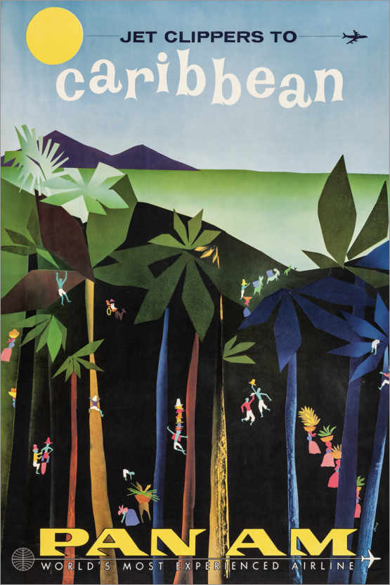 Poster Pan Am, Caribbean