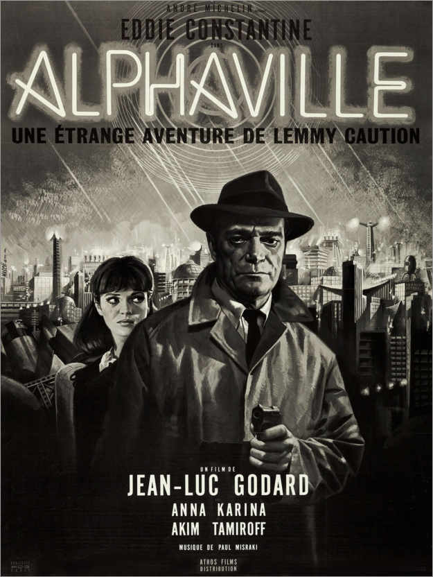 Poster Alphaville (Agente Lemmy Caution: missione Alphaville)
