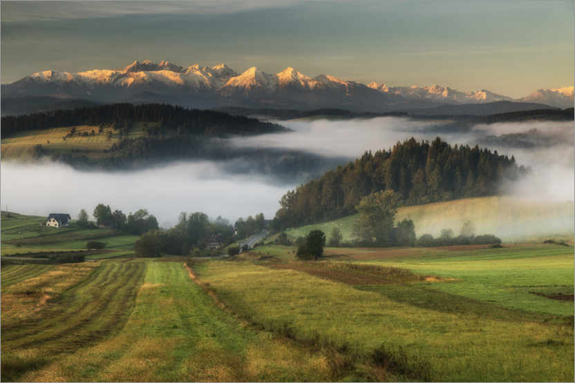 Poster Panorama montano, Monti Tatra