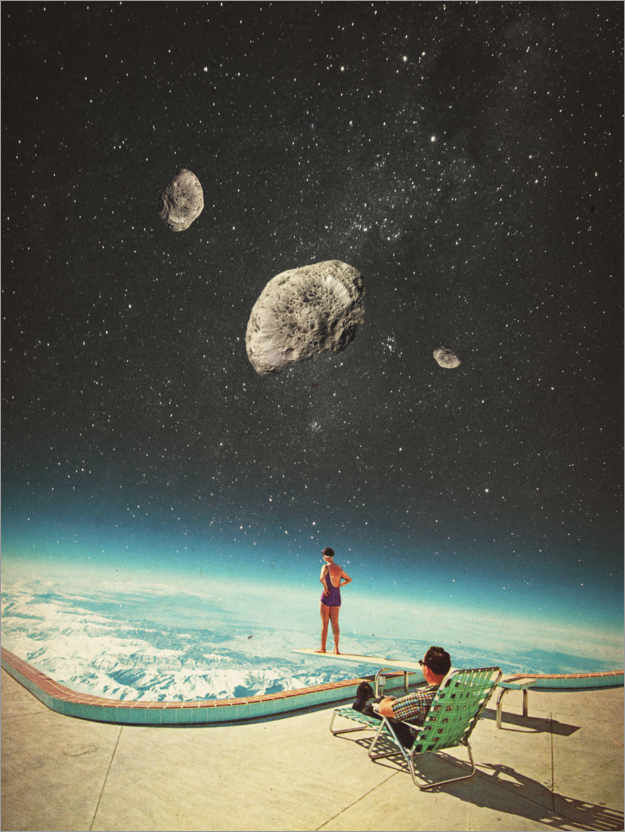 Poster Estate con possibilità di asteroidi