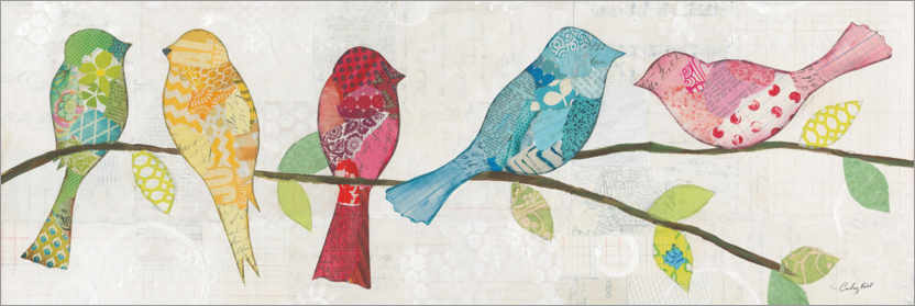 Poster Spring birds