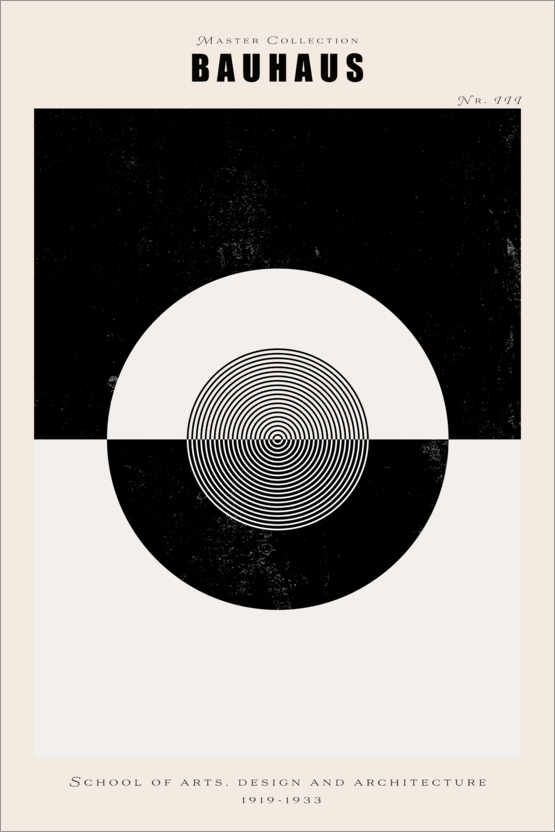 Poster Bauhaus 1919 - 1933