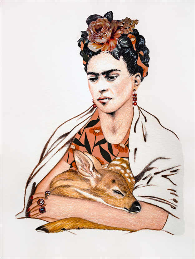 Poster Frida Kahlo & Granizo