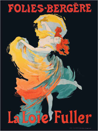 Poster  La Loïe Fuller - Jules Chéret