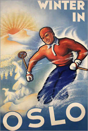 Poster Winter in Oslo