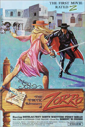 Poster The erotic adventures of Zorro