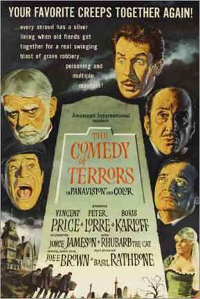 Poster The Comedy of Terrors (Il clan del terrore)