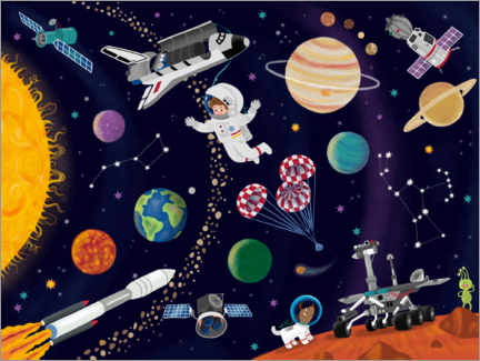 Poster  Avventura nello spazio - Noopur Thakur