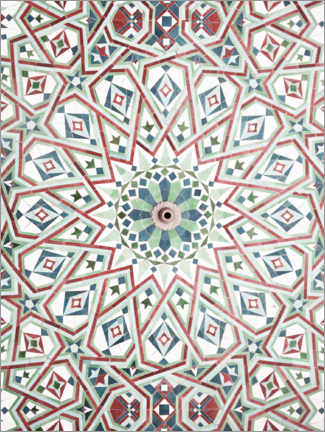 Stampa su vetro acrilico  Mosaico marocchino - Art Couture