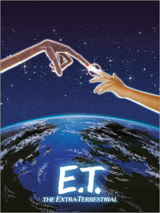 Stampa su vetro acrilico  E.T. - The Extra-Terrestrial (E.T. l'extra-terrestre)