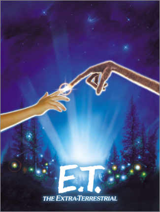 Stampa su alluminio  E.T. - The Extra-Terrestrial (E.T. l'extra-terrestre)