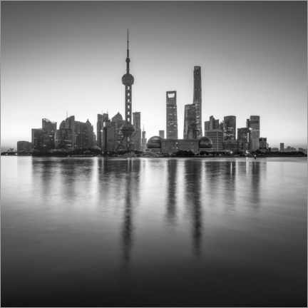 Poster  Skyline di Shanghai - Jan Christopher Becke