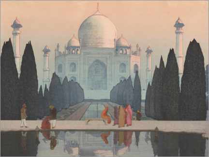 Poster Nebbia mattutina nel Taj Mahal