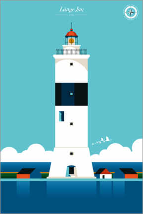 Poster  Långe Jan lighthouse - Bo Lundberg