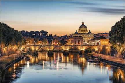 Poster Roma di sera