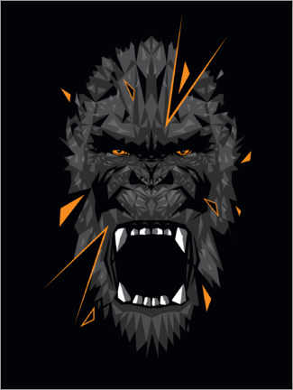 Poster  Kong Angry Face