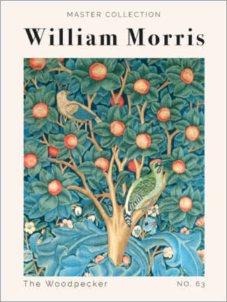 Stampa su plexi-alluminio  The Woodpecker No. 63 - William Morris