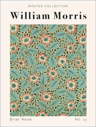 Stampa su legno  Briar Rose No. 33 - William Morris
