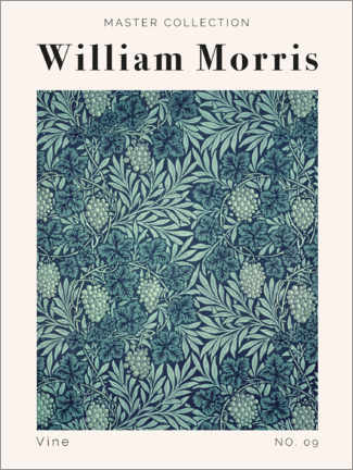 Stampa su alluminio  Vine No. 09 - William Morris