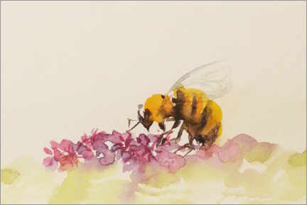Stampa su alluminio  Honeybee - Asha Sudhaker Shenoy