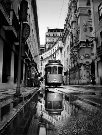 Poster  Rainy days in Lisbon - Ezequiel59