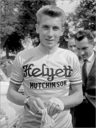 Stampa su plexi-alluminio  Jacques Anquetil, French cyclist
