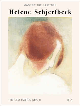 Poster Helene  Schjerfbeck - The Red-Haired Girl II