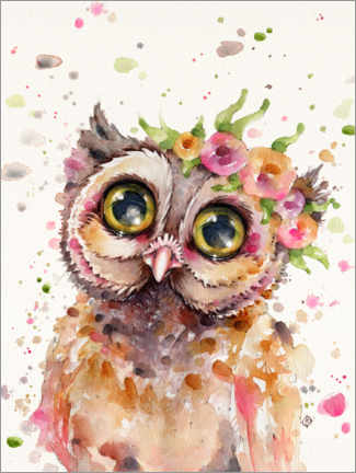 Poster  Little Owl - Sillier Than Sally
