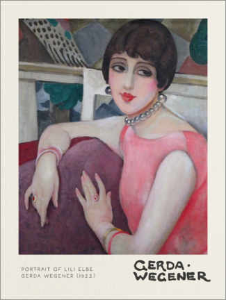 Poster Portrait of Lili Elbe