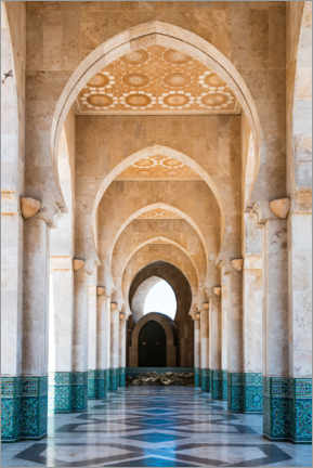 Poster  Arabic style corridor, Morocco - Matteo Colombo