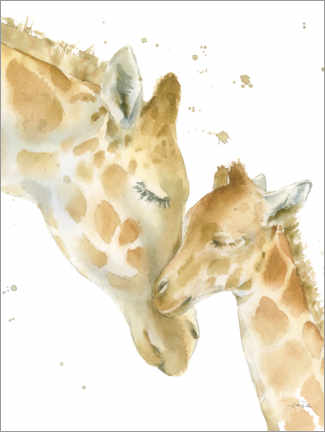 Poster  Giraffe Love - Katrina Pete