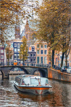 Poster  Romantic Amsterdam - Manjik Pictures