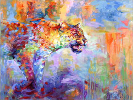 Poster  Colorful Leopard - Leon Devenice