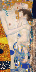 Stampa su tela  Madre con bambino - Gustav Klimt