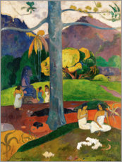 Stampa su tela  Mata Mua - Paul Gauguin