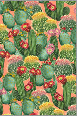 Adesivo murale  cactus meadow