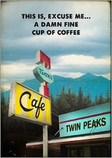 Adesivo murale  Twin Peaks - 2ToastDesign