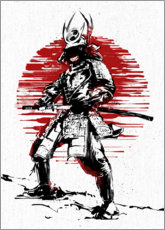 Poster  Red Sun Samurai - Nikita Abakumov