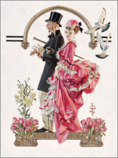 Poster  Il fioraio - Joseph Christian Leyendecker