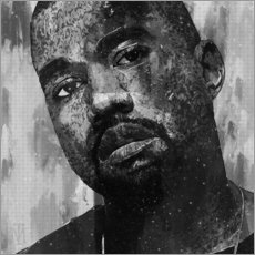 Stampa su vetro acrilico  Kanye West - Michael Tarassow