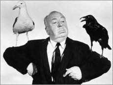 Stampa su PVC  Alfred Hitchcock, Gli uccelli
