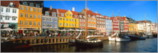Poster  Barche a vela nel canale Nyhavn