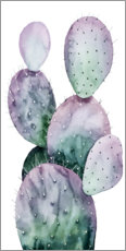 Poster Violet cactus II